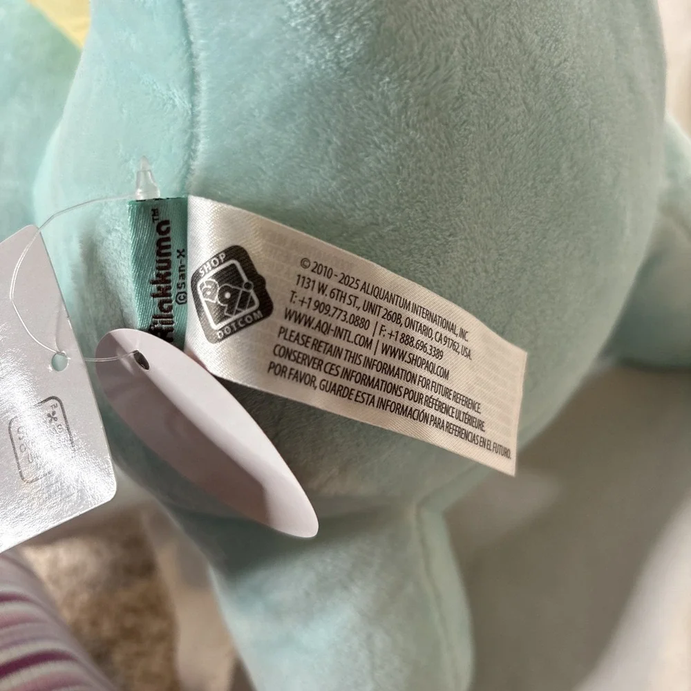 Rilakkuma San-X Blue Dino Eating Cookie 16